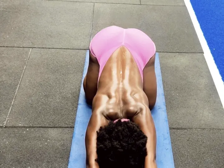 Prone Y-raise demonstration